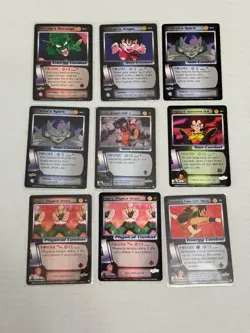 DRAGONBALL Z LOT OF 9 CARDS VINTAGE FROM THE YEAR 2000 - Image 1