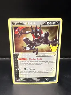 Pokemon Card Celebrations Holographic Promo Greninja SWSH144 B - Image 1