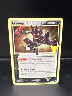 Pokemon Card Celebrations Holographic Promo Greninja SWSH144 B - Image 2