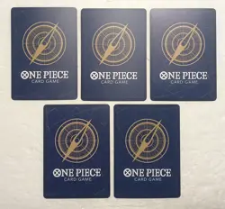 Lot of 5 Japanese ONE PIECE Cardgame Super Rare Card Set TCG - Image 2