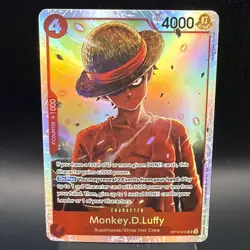 Monkey D. Luffy OP12-015 SR Legacy of the Master - ONE PIECE Card Game ENGLISH - Image 2