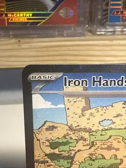 Pokemon TCG Iron Hands EX Paradox Rift Holo Card 248/182 Near Mint Condition - Image 3