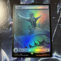 Island (0297) Final Fantasy Foil MTG NM Magic Land Card - Image 1