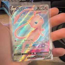 Pokemon Mew V Full Art 250/264 Swsh08: Fusion Strike Ultra Rare Holo Card - Image 1