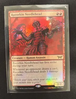 Razorkin Needlehead MTG Foil Duskmourn NM - Image 1
