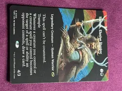 Surrak, Elusive Hunter (Borderless) - NM - TDM - MTG - Image 4