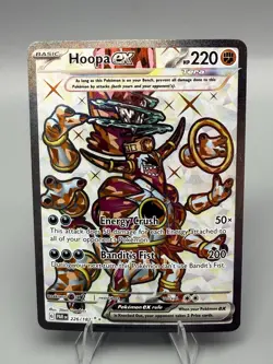 Hoopa ex 226/182 Paradox Rift Ultra Rare Full Art Pokemon 226/182 - Image 1