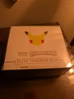 Pokemon Celebrations Elite Trainer Box ETB TCG 25th. New Sealed With Cover 820650809439 - Image 1