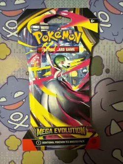 Pokemon Mega Evolution Sleeved Booster Pack - Image 1