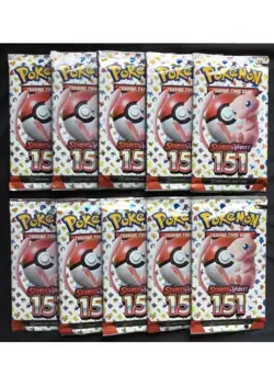 Pokemon Scarlet & Violet 151 Booster Pack X10 SEALED English @GAMEMONSTERCANADA - Image 1