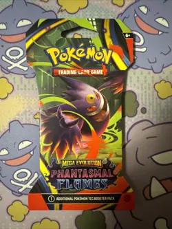 Pokemon TCG Phantasmal Flames Sleeved Booster Pack Factory Sealed - Image 1