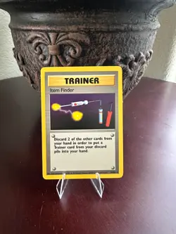 Pokemon TCG Item Finder 74/102 - Base Set 1999 - Rare Trainer - Image 1