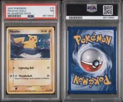 Pokemon TCG Pikachu P5 Holo Inverted Back Error 12/17 PSA 7! Holo Bleed 🩸 🩸 - Image 3