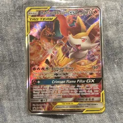 Pokemon Charizard & Braixen GX TAG TEAM Promo Holo SM230 (SUPER MINT 💎💎✨🔥) - Image 4