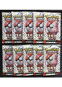 Pokemon Scarlet & Violet 151 Booster Pack X10 SEALED English @GAMEMONSTERCANADA - Image 1