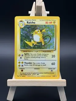 Pokemon TCG Base Set Raichu Holo - Image 1