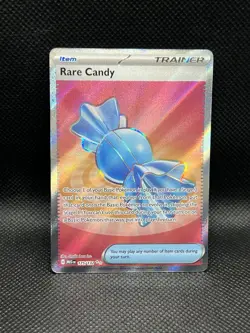 Rare Candy 175/132 ULTRA RARE FULL ART HOLO Mega Evolution Me01 Pokemon English - Image 1