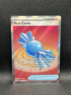 Rare Candy 175/132 ULTRA RARE FULL ART HOLO Mega Evolution Me01 Pokemon English - Image 3