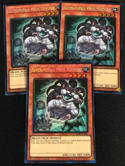 Yugioh Super Nimble Mega Hamster RA02-EN004 1ST Collectors X3 (NM) - Image 1