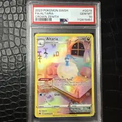 Pokemon TCG Altaria Crown Zenith Galarian Gallery Holo Card GG19/GG70 PSA 10 - Image 1