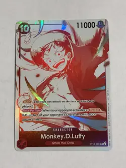 One Piece Card Game Monkey.D.Luffy (3rd Anniversary Promo) ST10-006 SR Foil - Image 1