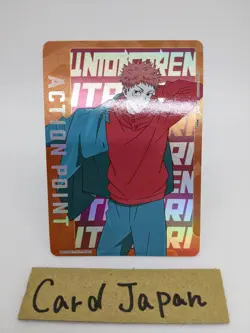 Itadori UA02BT/JJK-1-AP01 Jujutsu Kaisen Action point Union Arena Card Foil - Image 1