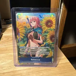 Rebecca (Parallel) OP10-058 Royal Blood Foil Alt Art Parallel - Image 1