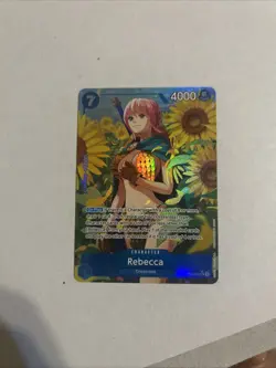 One Piece CCG - Royal Blood - Rebecca - Alt Art Parallel OP10-058 - Image 1