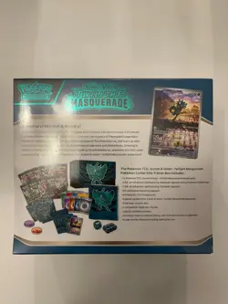Twilight Masquerade Pokemon Center Exclusive Sealed Elite Trainer Box ETB - Image 2