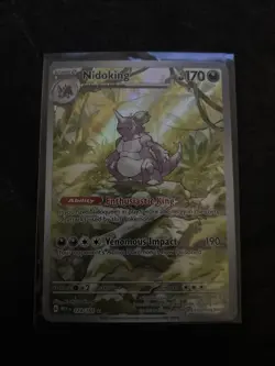 Pokemon TCG Nidoking Scarlet & Violet 151 Illustration Rare Card 174/165 - Image 1