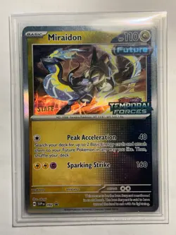 Miraidon - 092 (Prerelease) [Staff] 092 Sv: Scarlet & Violet Promo Cards Holo - Image 1
