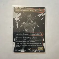 Ozai, the Phoenix King Borderless Mythic Legendary Creature Avatar MTG Card #311 - Image 1