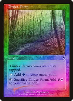 Tinder Farm FOIL Invasion PLD Land Common MAGIC THE GATHERING CARD ABUGames - Image 1