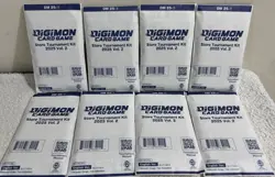 8 Packs Digimon Card Game Store Tournament Kit 2025 Vol. 2 Sealed English - Image 1