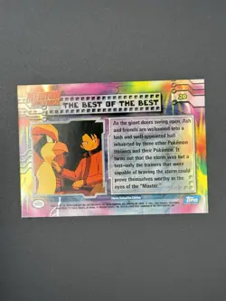 The Best Of The Best #20 Blue Label Topps Mewtwo Strikes Back Pokemon Card LP - Image 2