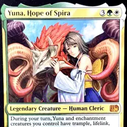 Yuna, Hope of Spira - Reg - MTG - Final Fantasy - FIN - 0250 - MYTHIC ~ NM - Image 1