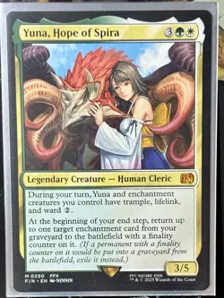 Yuna, Hope of Spira - Reg - MTG - Final Fantasy - FIN - 0250 - MYTHIC ~ NM - Image 2