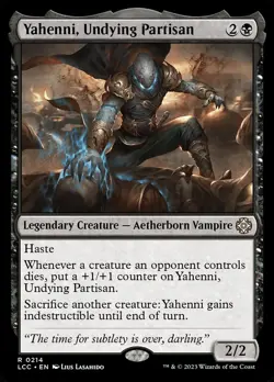 MTG Commander LCI R Yahenni, Undying Partisan #0214 - Image 1