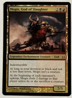 1x Mogis, God of Slaughter Born of the Gods Regular LP Light Play 151 MTG - Image 1