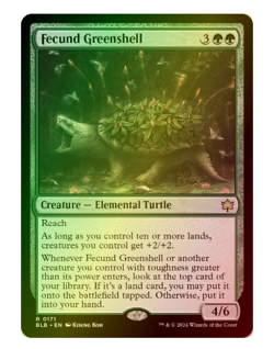 Fecund Greenshell - Foil Bloomburrow - Image 1