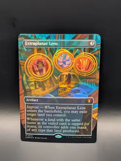 MTG - Extraplanar Lens - FOIL BORDERLESS - Artifact - CMM #656 - Mythic - Image 1