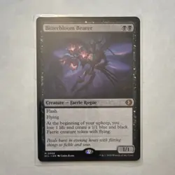 Wizards of the Coast MTG Bitterbloom Bearer ECL 0088 Rare Black English - Image 1