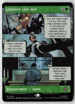 Kraven's Last Hunt (Borderless) FOIL 226 Marvel's Spider-Man NM - Image 1