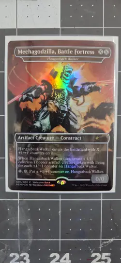 Mechagodzilla, Battle Fortress MTG Foil NM (Hangarback Walker) - Image 1