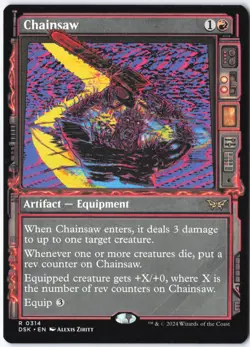 Chainsaw (Showcase) R Duskmourn: House of Horror 314 LP - Image 1