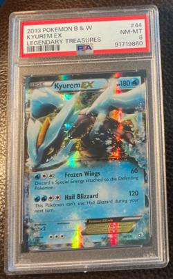 2013 Pokemon BW Kyurem EX 44/113 Legendary Treasures NM-MT PSA 8 - Image 1