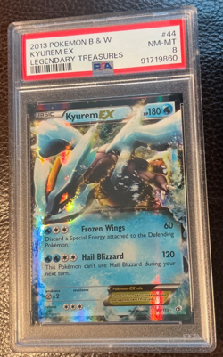 2013 Pokemon BW Kyurem EX 44/113 Legendary Treasures NM-MT PSA 8 - Image 3