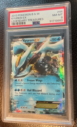 2013 Pokemon BW Kyurem EX 44/113 Legendary Treasures NM-MT PSA 8 - Image 4