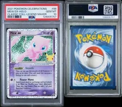 2021 Pokemon Celebrations Classic Coll. Legend Maker #88 Mew Ex Holo PSA 10 - Image 2
