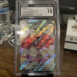 Pokemon Charizard Ex Black Star Promos Paldean Fates Tin CGC Gem Mint 10 - Image 1